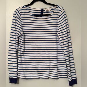 Vineyard Vines Nautical Blue and White long sleeve Top